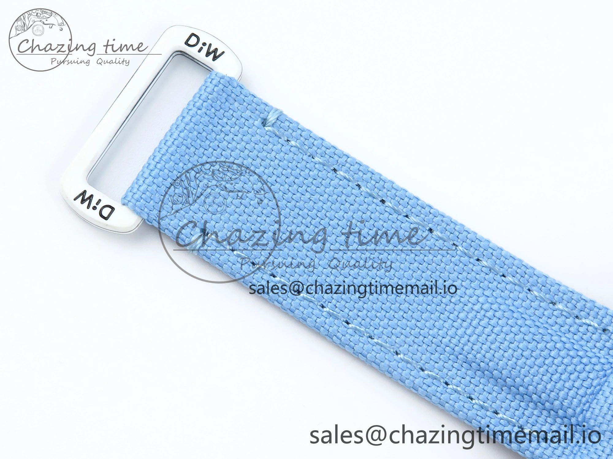 Daytona DIW White Carbon DIWF Best Edition Skeleton Dial on Blue Nylon Strap DD4801