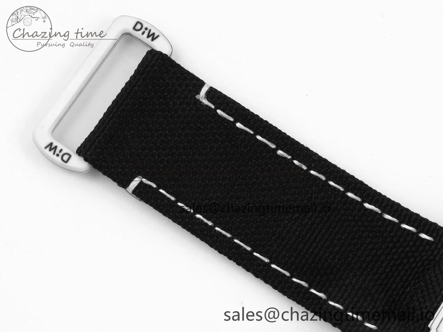 Daytona DIW White Carbon DIWF Best Edition White Black Dial on Black Nylon Strap DD4801