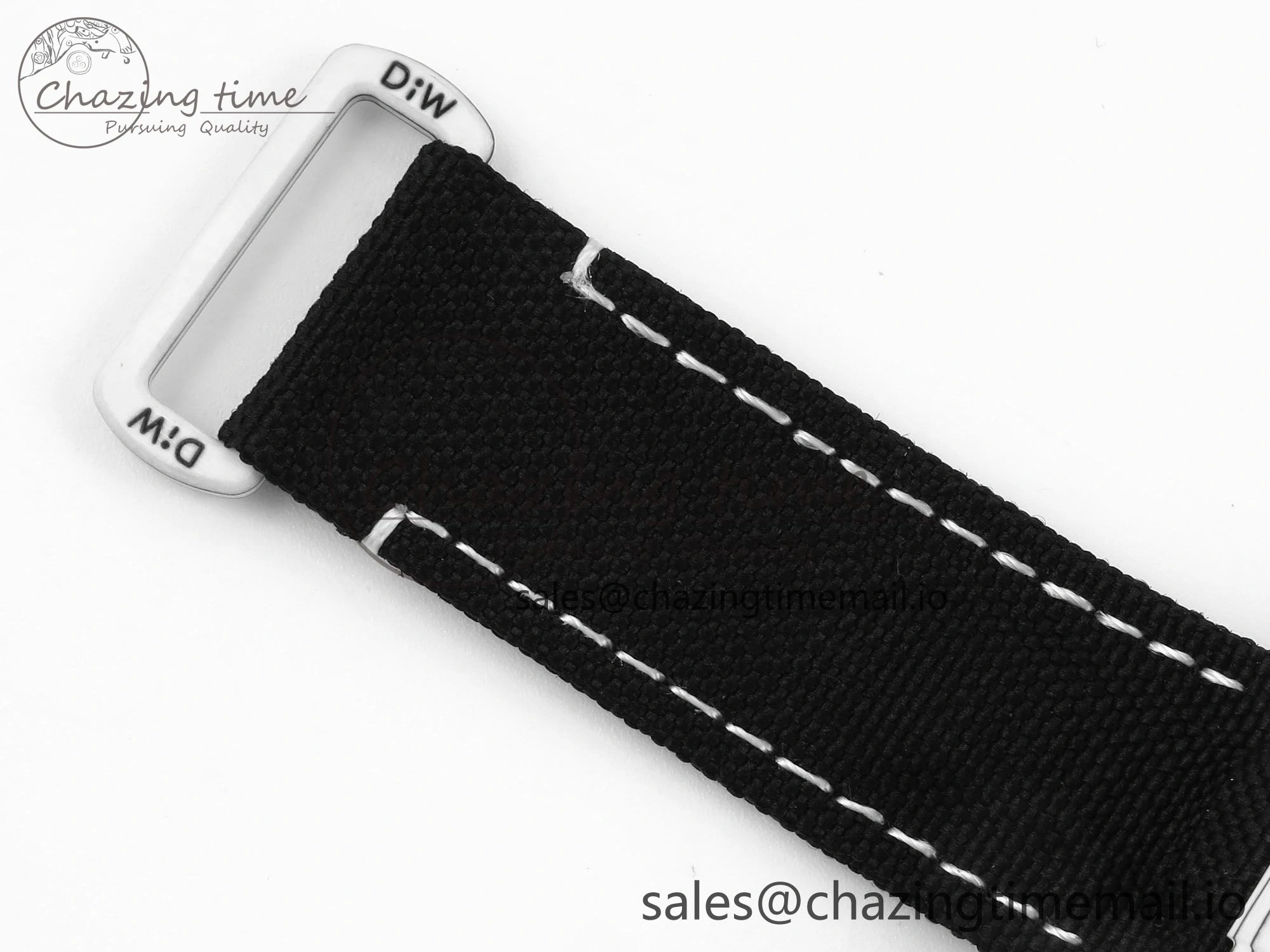 Daytona DIW White Carbon DIWF Best Edition White Black Dial on Black Nylon Strap DD4801