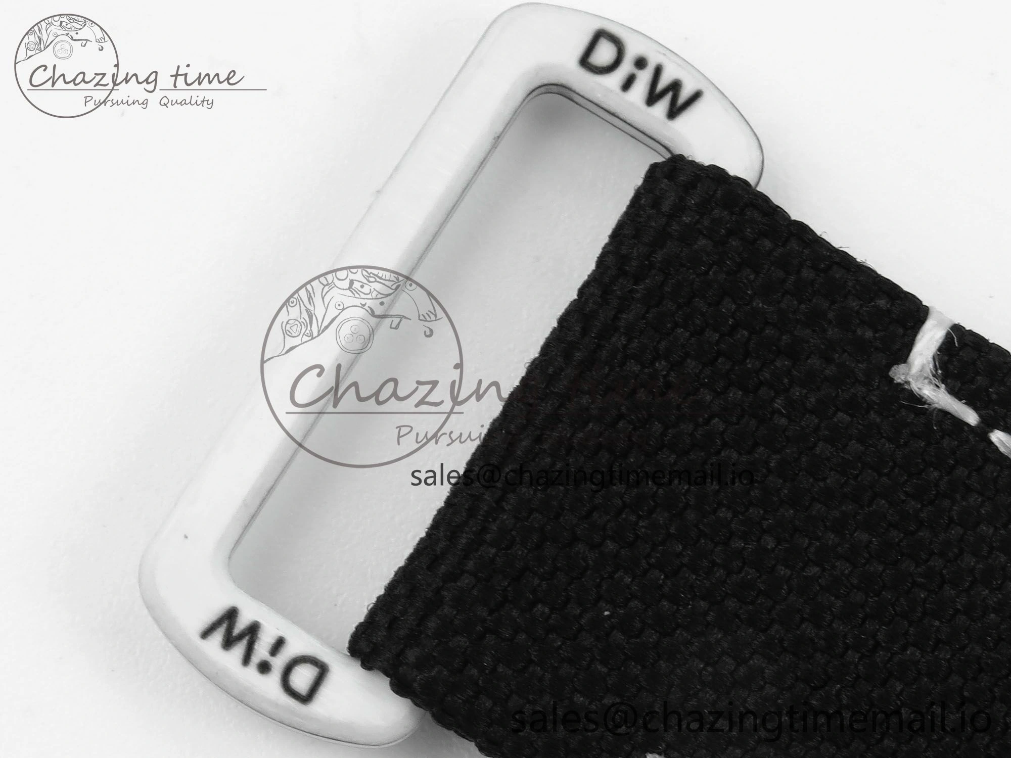 Daytona DIW White Carbon DIWF Best Edition White Black Dial on Black Nylon Strap DD4801