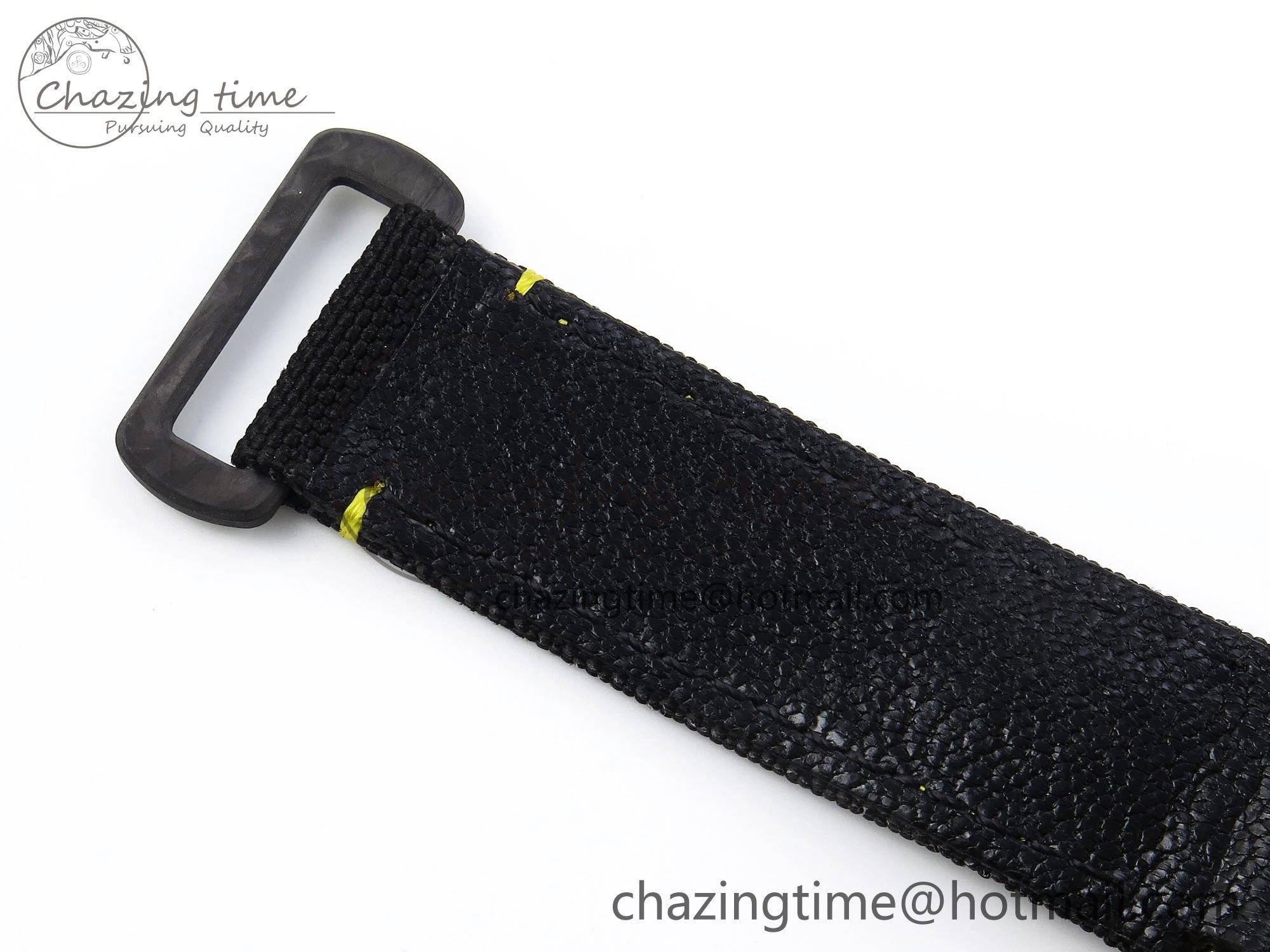 Daytona DIW Yellow Carbon Case DIWF Edition Black White Dial on Black Nylon Strap A7750