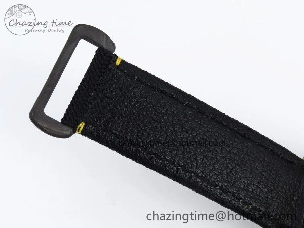 Daytona DIW Yellow Carbon N6F 1:1 Best Edition Yellow Black Dial on Black Nylon Strap SA4130 V2