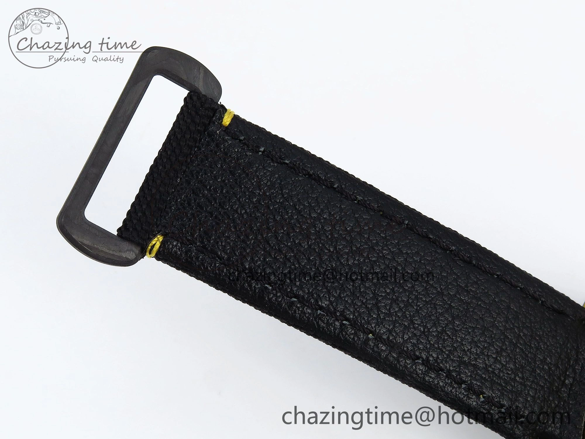 Daytona DIW Yellow Carbon N6F 1:1 Best Edition Yellow Black Dial on Black Nylon Strap SA4130 V2