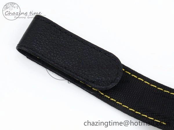 Daytona DIW Yellow Carbon N6F 1:1 Best Edition Yellow Black Dial on Black Nylon Strap SA4130 V2