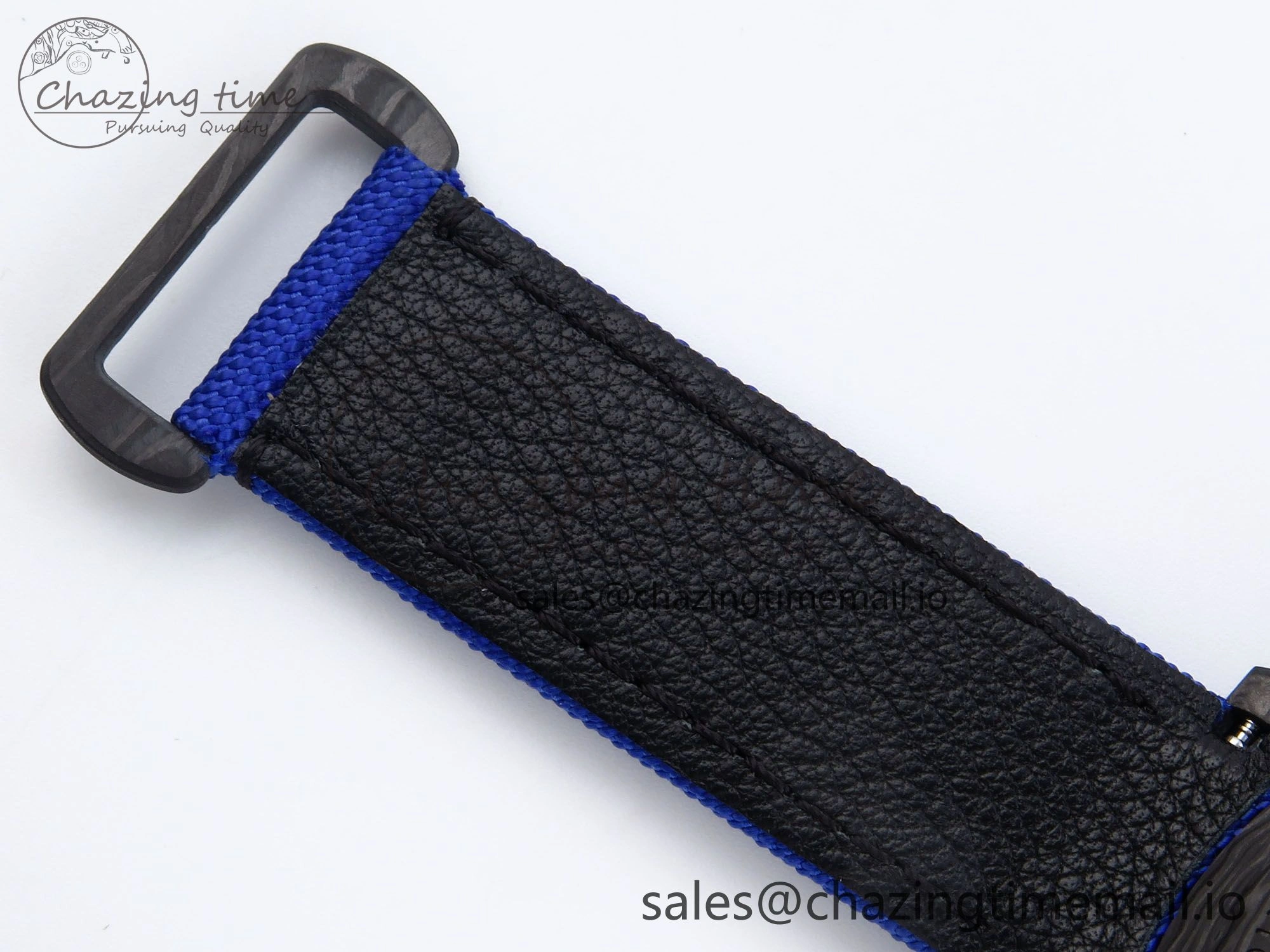 Daytona Diw 40mm N6F 1:1 Best Edition Gray Skeleton Dial Blue Nylon Strap DD4801
