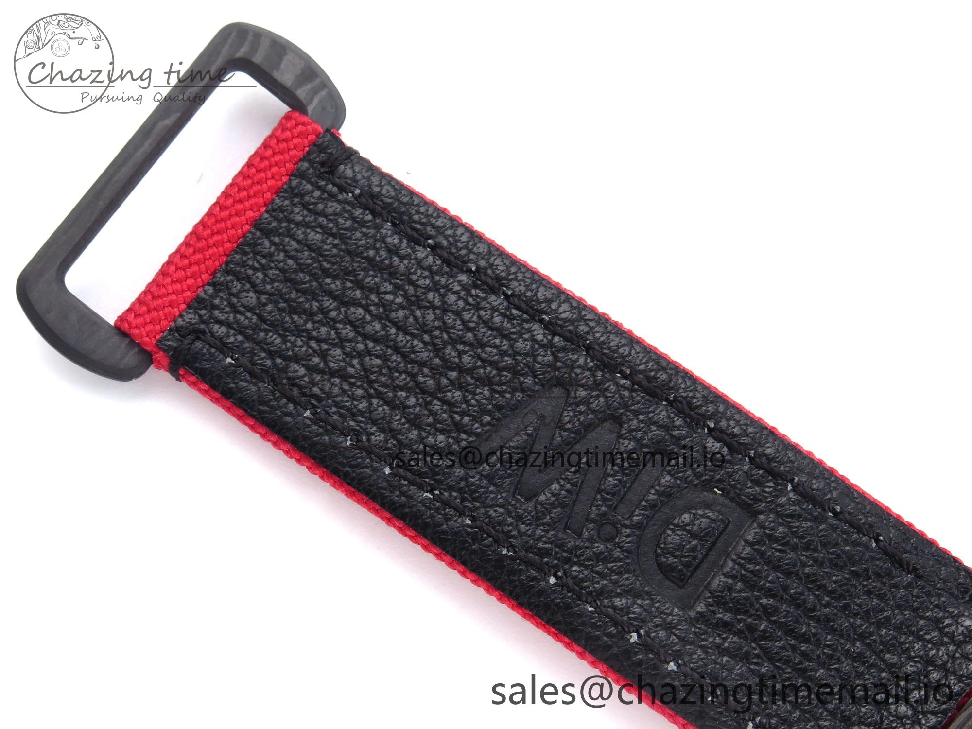 Daytona Diw 40mm N6F 1:1 Best Edition Gray Skeleton Dial Red Nylon Strap DD4801