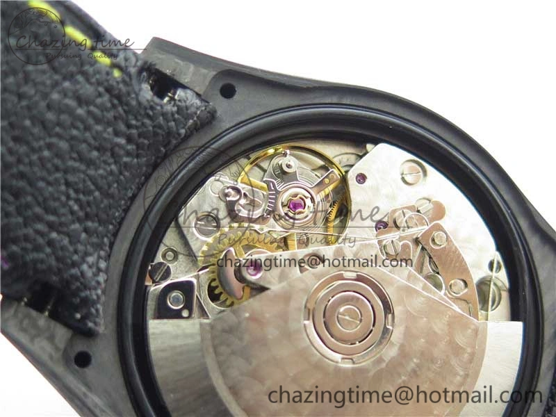 Daytona Diw Carbon WWF Best Edition Black Pink Dial On Nylon Strap A7750 V2