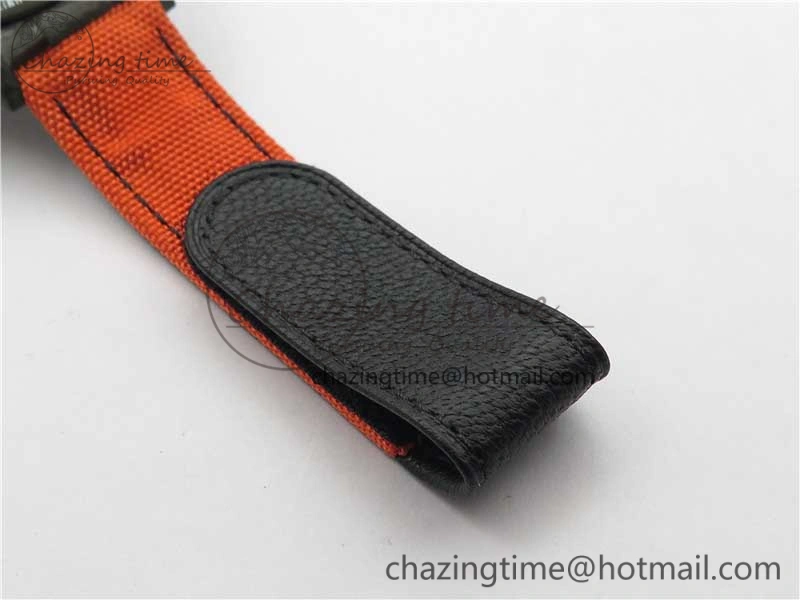 Daytona Diw Carbon WWF Best Edition Orange Dial On Orange Nylon Strap A7750 V2