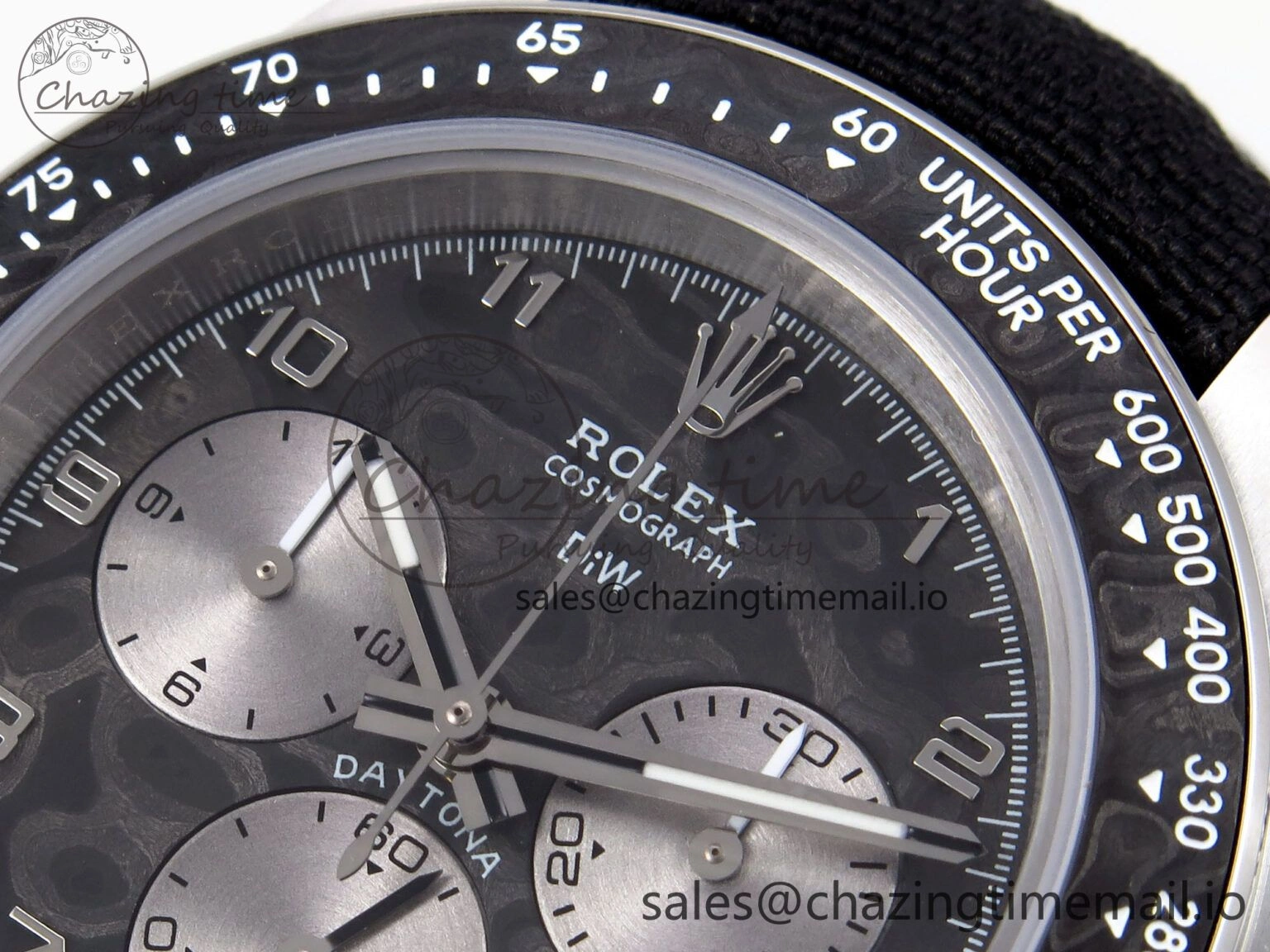 Daytona EXCEPTIONAL-1 DIWF Best Edition Gray Dial on Black Nylon Strap SH4130
