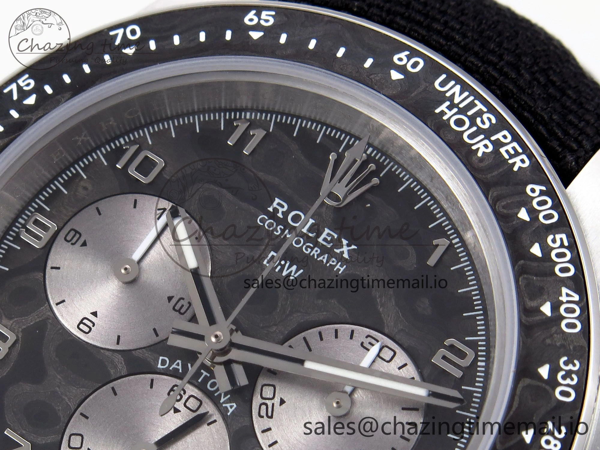 Daytona EXCEPTIONAL-1 DIWF Best Edition Gray Dial on Black Nylon Strap SH4130