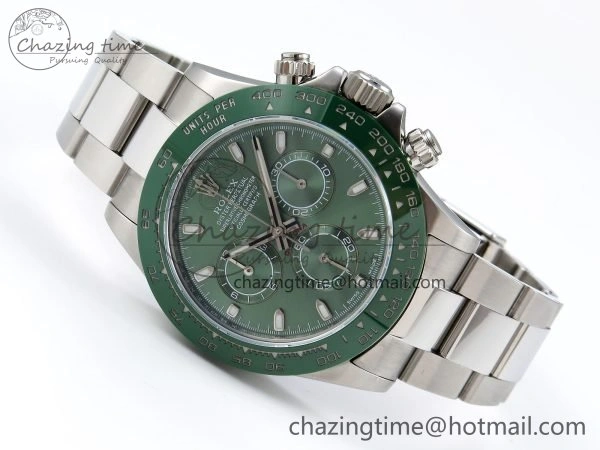 Daytona Green Ceramic Noob Best Edition Green Dial on SS Oyster Bracelet SA4130