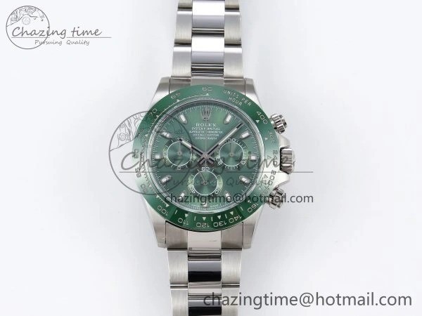 Daytona Green Ceramic Noob Best Edition Green Dial on SS Oyster Bracelet SA4130