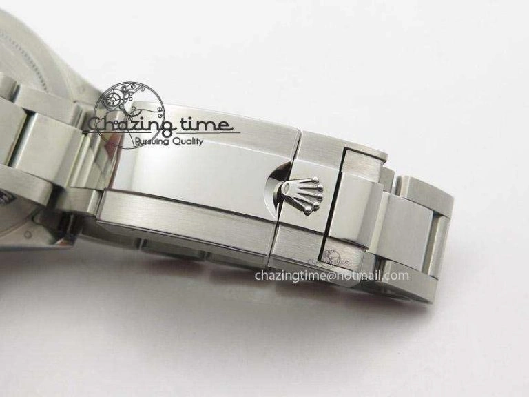Daytona JF 1:1 Best Edition Black Ceramic Bezel Silver Dial On SS Bracelet A7750
