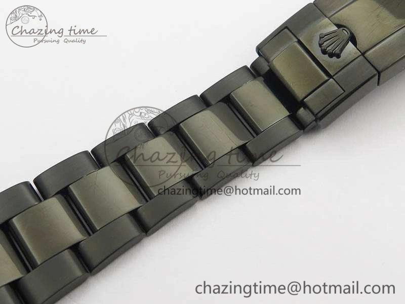 Daytona Kravitz YG DLC BP Maker Best Edition Black Dial On DLC Bracelet A4130 (Free Leather Strap)