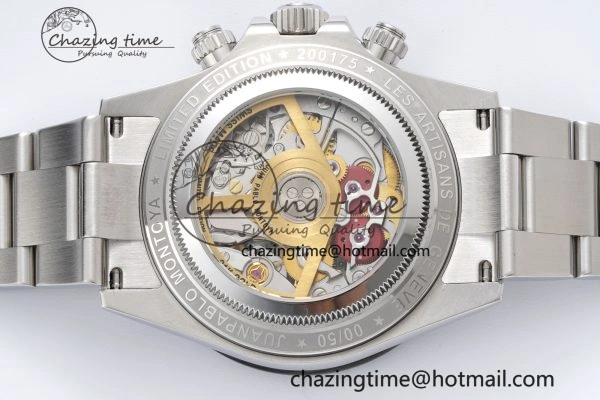 Daytona Montoya SONIC Best Edition Carbon Bezel Skeleton Dial on SS Oyster Bracelet SA4130