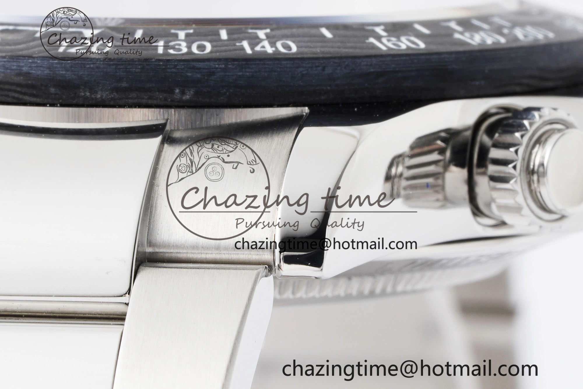 Daytona Montoya SONIC Best Edition Carbon Bezel Skeleton Dial on SS Oyster Bracelet SA4130