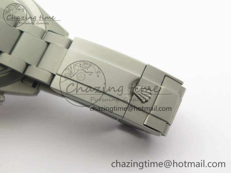Daytona Newman Sandblasted SS White Black Dial On SS Bracelet A7750