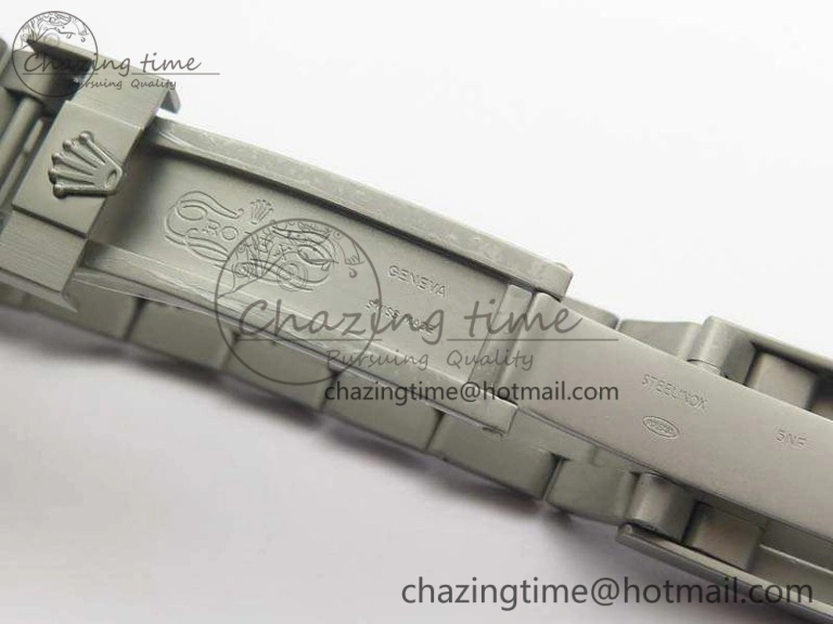 Daytona Newman Sandblasted SS White Black Dial On SS Bracelet A7750
