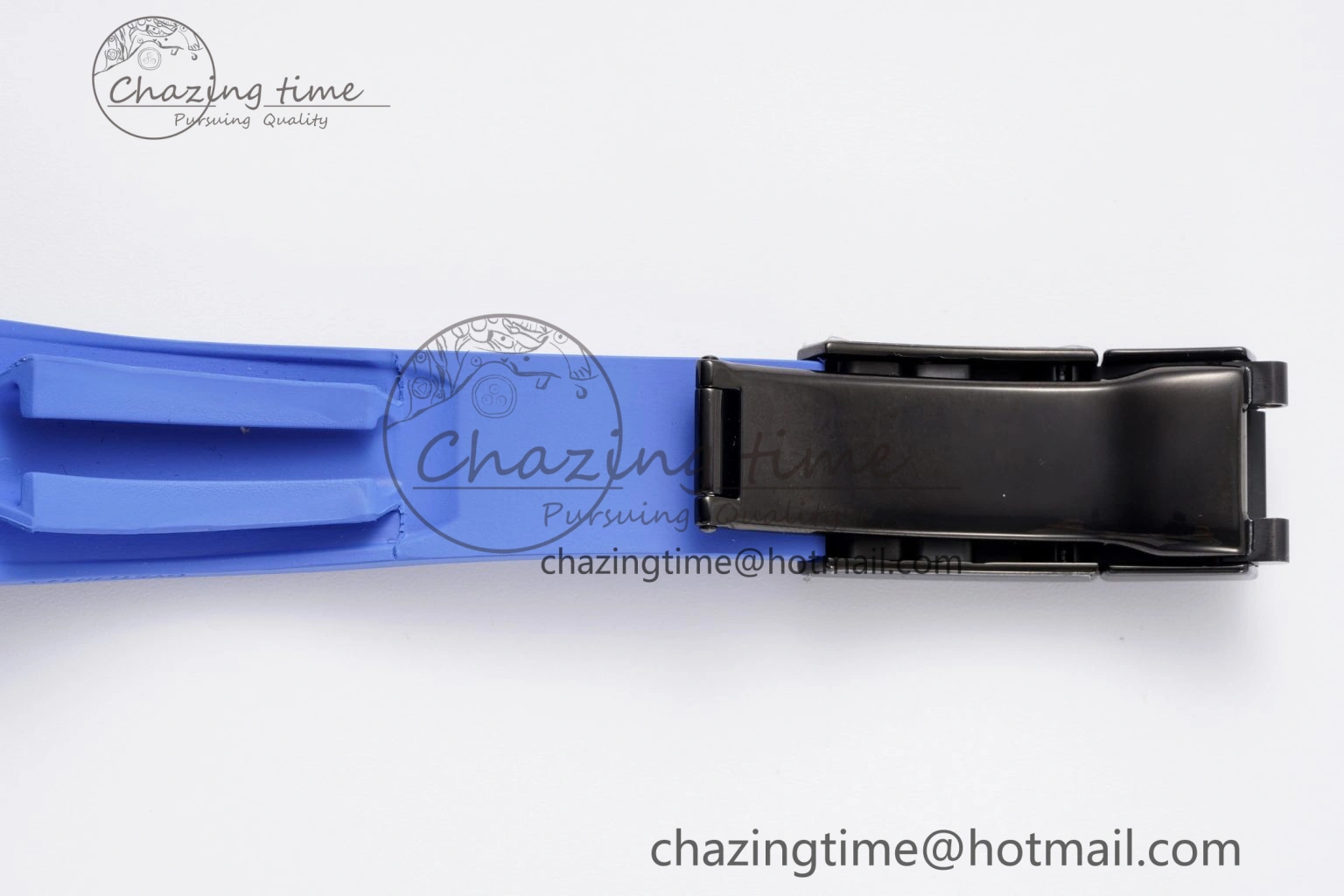 Daytona PVD Carbon Bezel GETF Best Edition Skeleton Blue Dial on Blue Rubber Strap SA4130