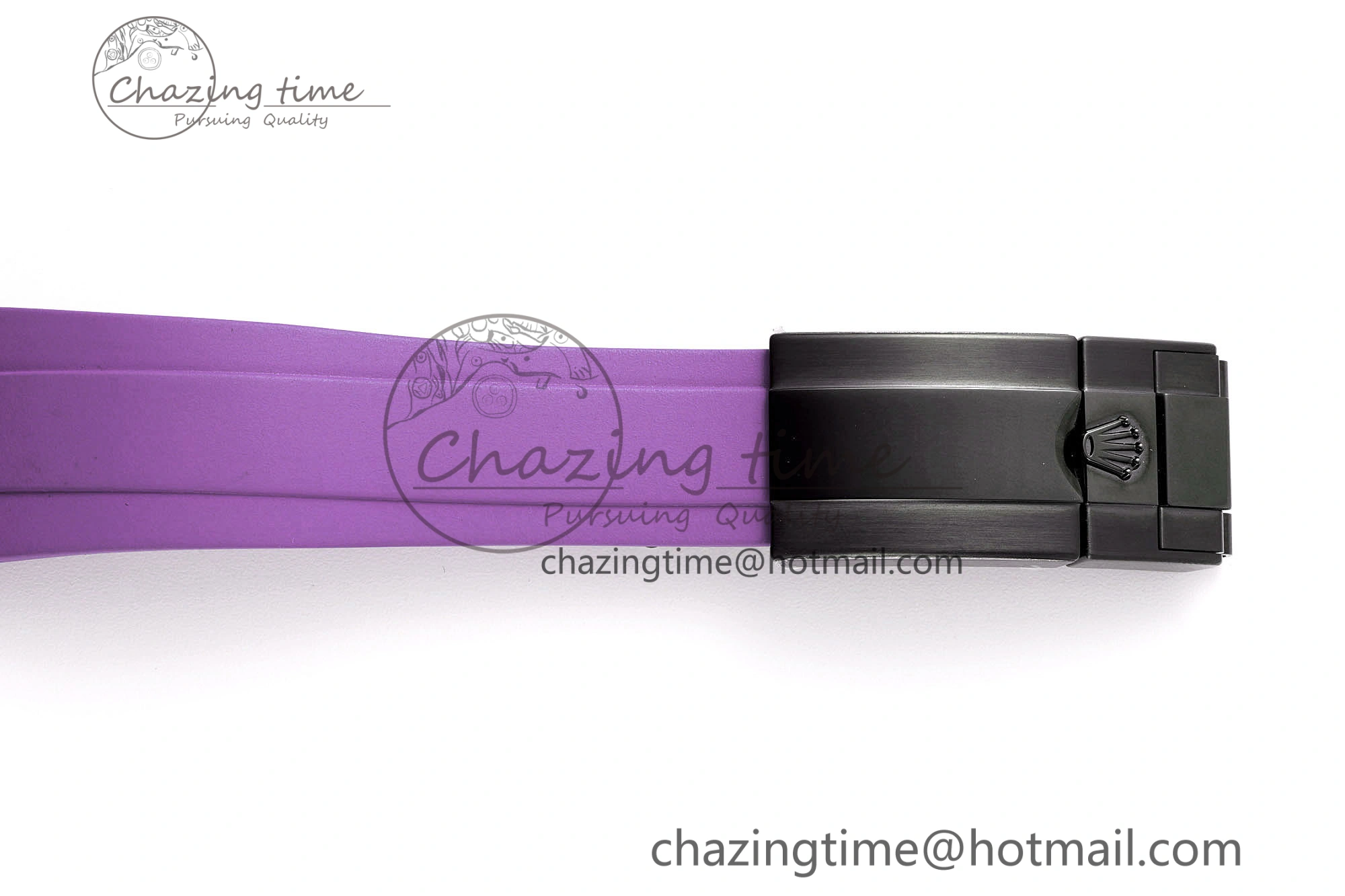 Daytona PVD Ceramic Bezel GETF Best Edition Skeleton Purple Dial on Purple Rubber Strap SA4130