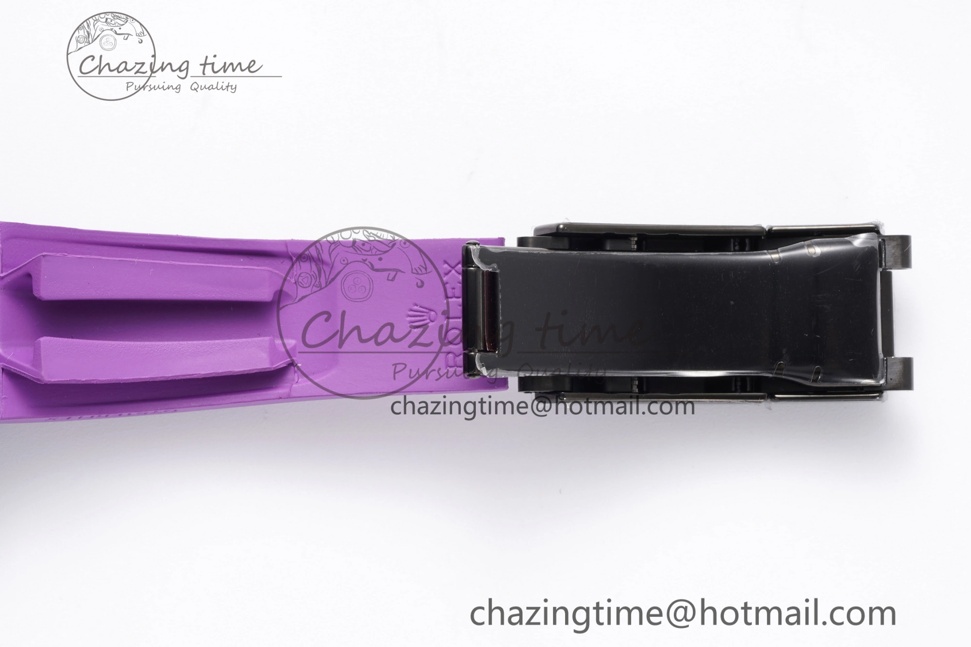 Daytona PVD Ceramic Bezel GETF Best Edition Skeleton Purple Dial on Purple Rubber Strap SA4130