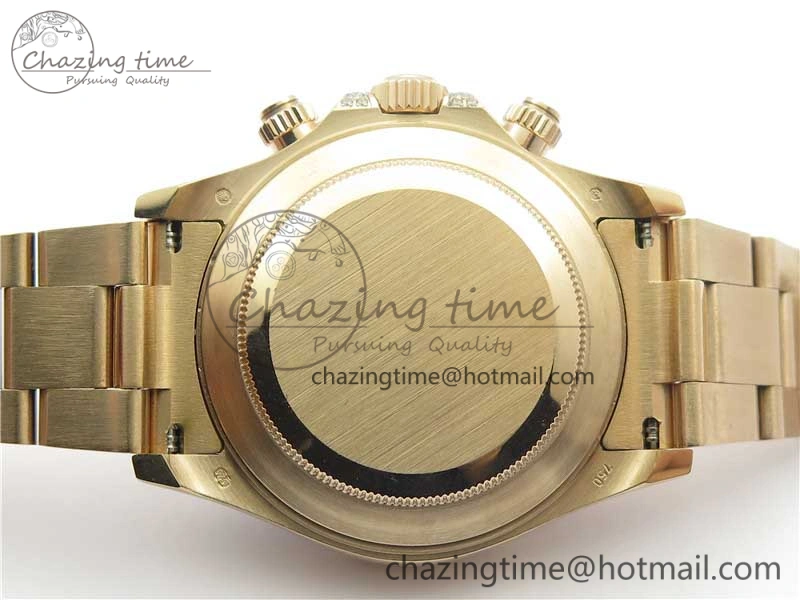 Daytona RG JHF Best Edition RG Diamonds Dial Rainbow Bezel on RG Bracelet A4130