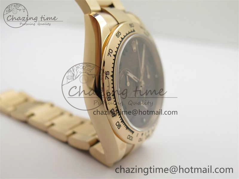 Daytona RG KKF 1:1 Best Edition 904L Steel Brown Dial on RG Bracelet A7750