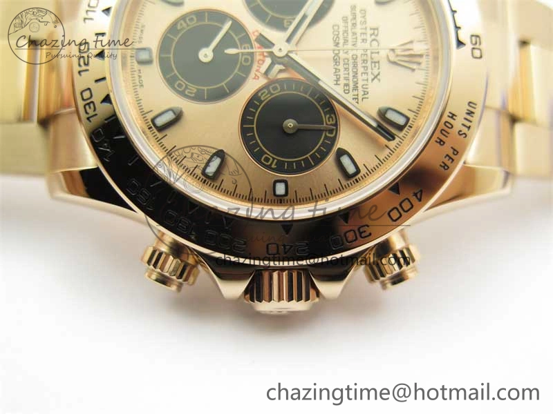 Daytona RG KKF 1:1 Best Edition 904L Steel RG Dial on RG Bracelet A7750