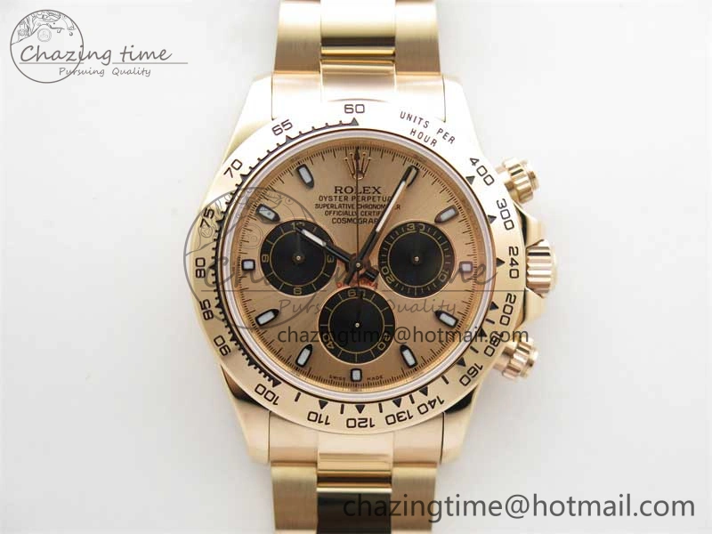 Daytona RG KKF 1:1 Best Edition 904L Steel RG Dial on RG Bracelet A7750