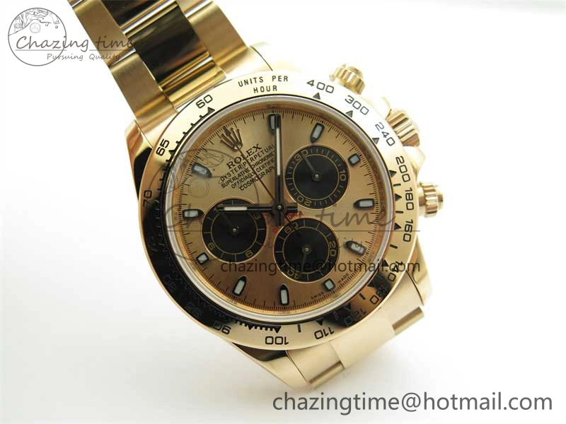 Daytona RG KKF 1:1 Best Edition 904L Steel RG Dial on RG Bracelet A7750