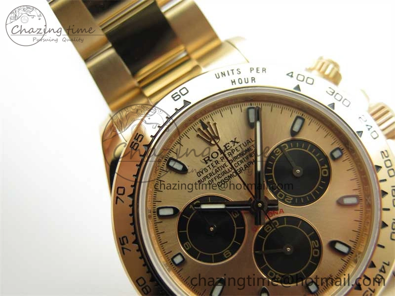 Daytona RG KKF 1:1 Best Edition 904L Steel RG Dial on RG Bracelet A7750