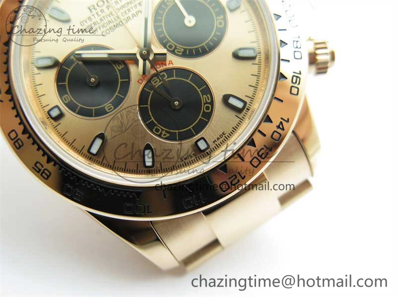 Daytona RG KKF 1:1 Best Edition 904L Steel RG Dial on RG Bracelet A7750