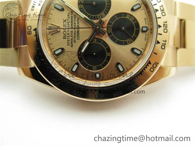 Daytona RG KKF 1:1 Best Edition 904L Steel RG Dial on RG Bracelet A7750