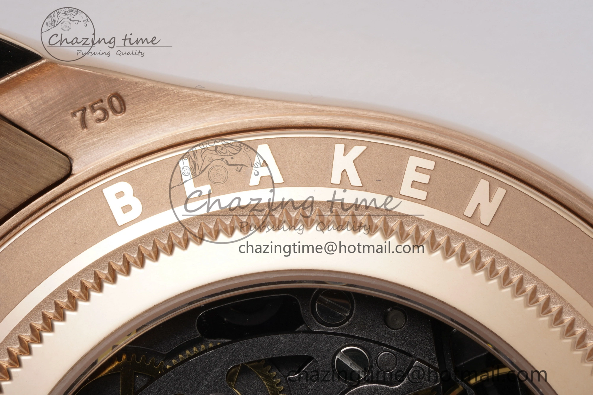 Daytona RG Rainbow Bezel GETF Best Edition Skeleton Dial on RG Bracelet SA4130