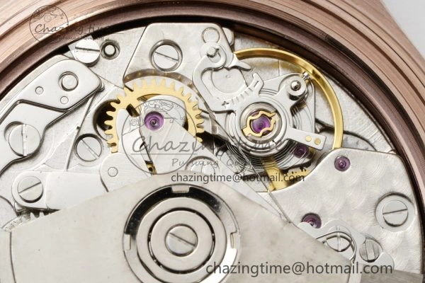 Daytona RG Rainbow Diamonds Bezel JVSF 1:1 Best Edition 904L Steel White Panda Dial on Oysterflex Strap A7750
