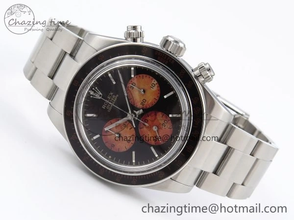 Daytona SS ADGF Best Edition Black Orange Dial on SS Bracelet A7750