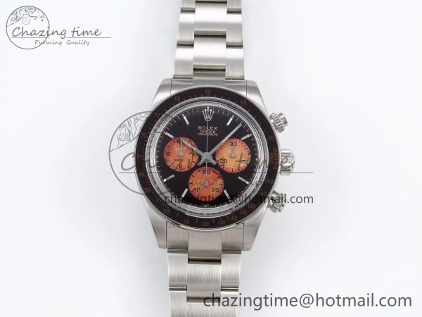 Daytona SS ADGF Best Edition Black Orange Dial on SS Bracelet A7750