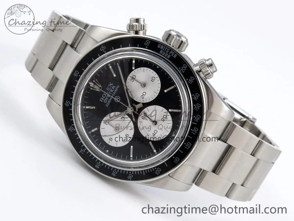 Daytona SS ADGF Best Edition Black White Dial on SS Bracelet A7750
