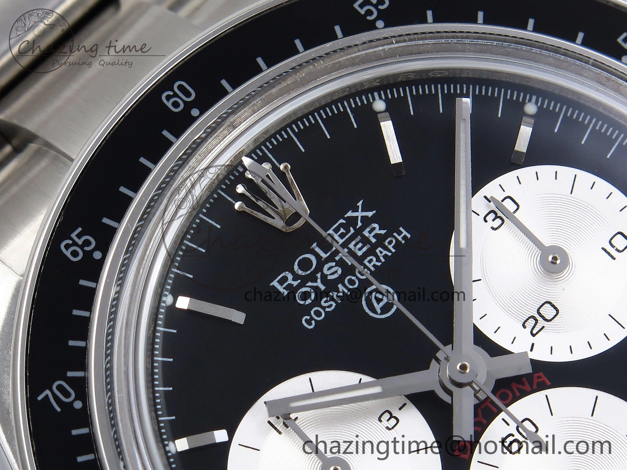 Daytona SS ADGF Best Edition Black White Dial on SS Bracelet A7750