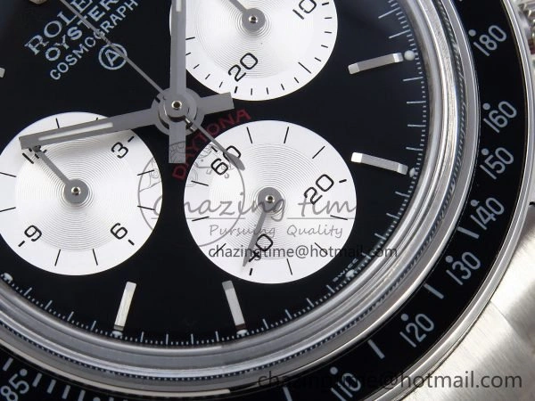 Daytona SS ADGF Best Edition Black White Dial on SS Bracelet A7750