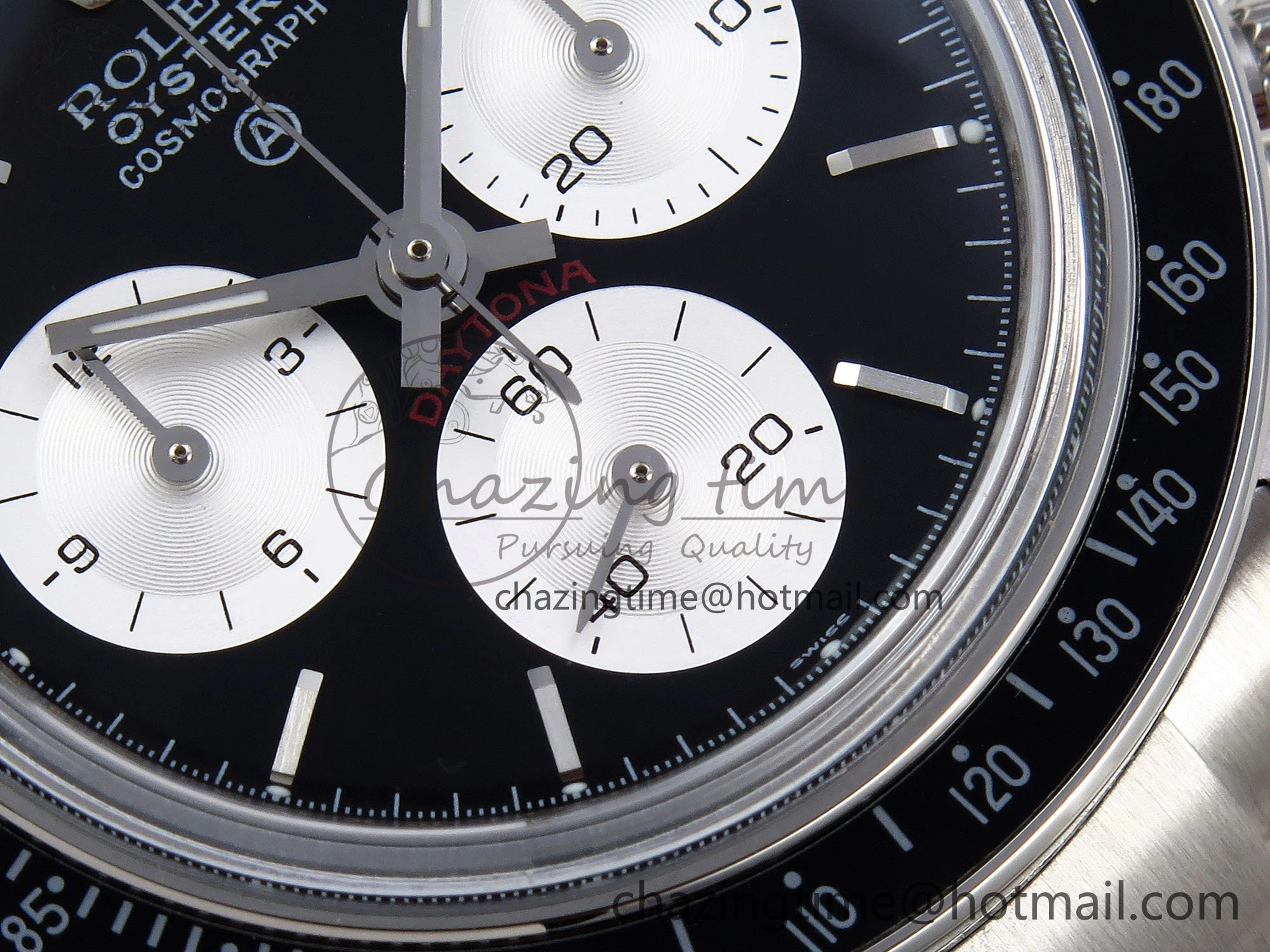 Daytona SS ADGF Best Edition Black White Dial on SS Bracelet A7750