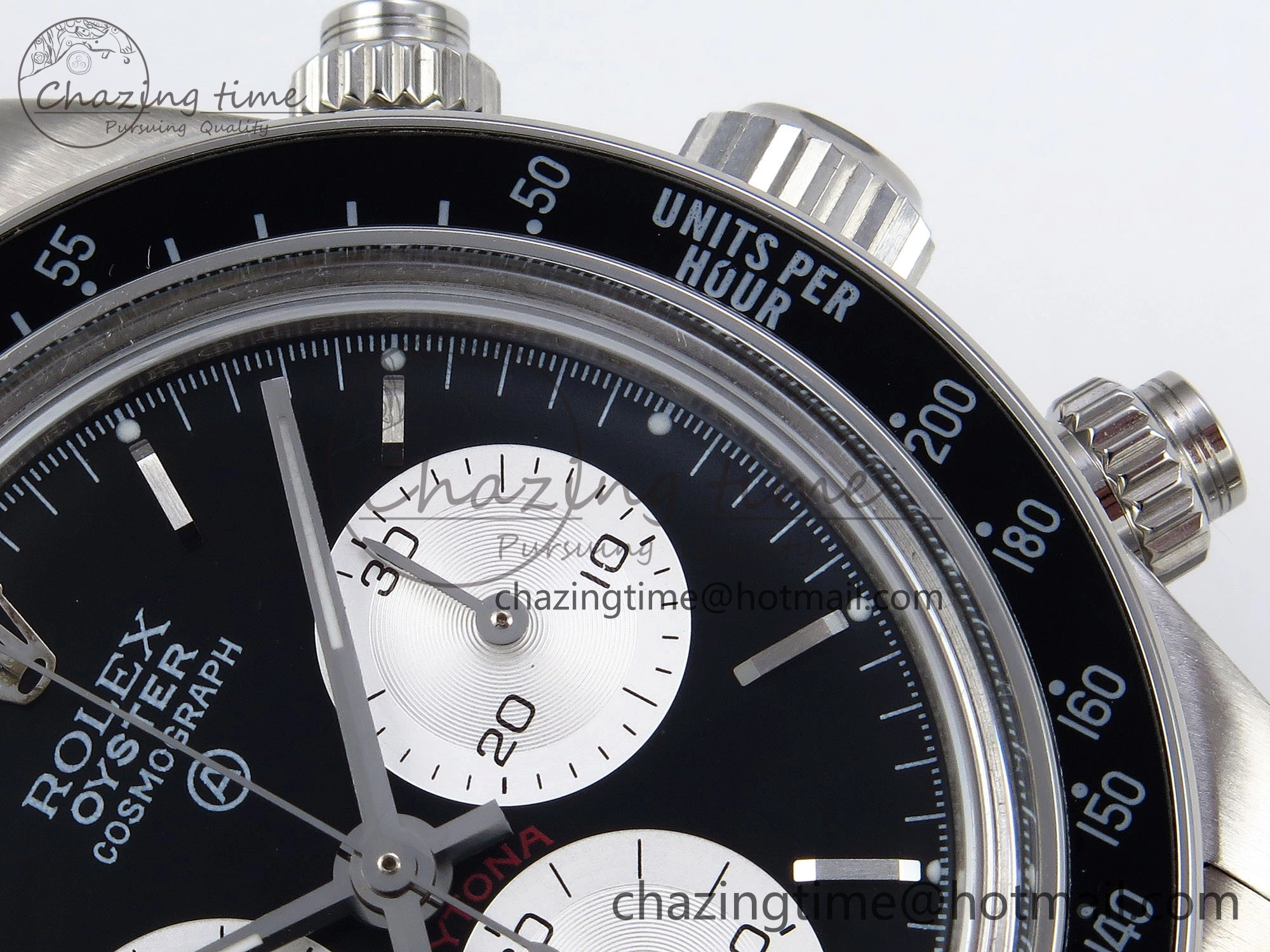 Daytona SS ADGF Best Edition Black White Dial on SS Bracelet A7750
