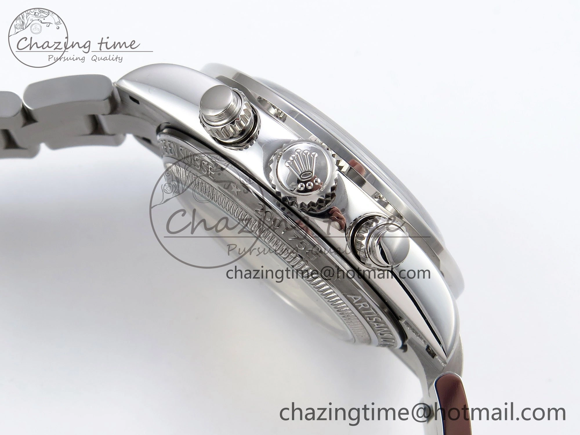 Daytona SS ADGF Best Edition Black White Dial on SS Bracelet A7750