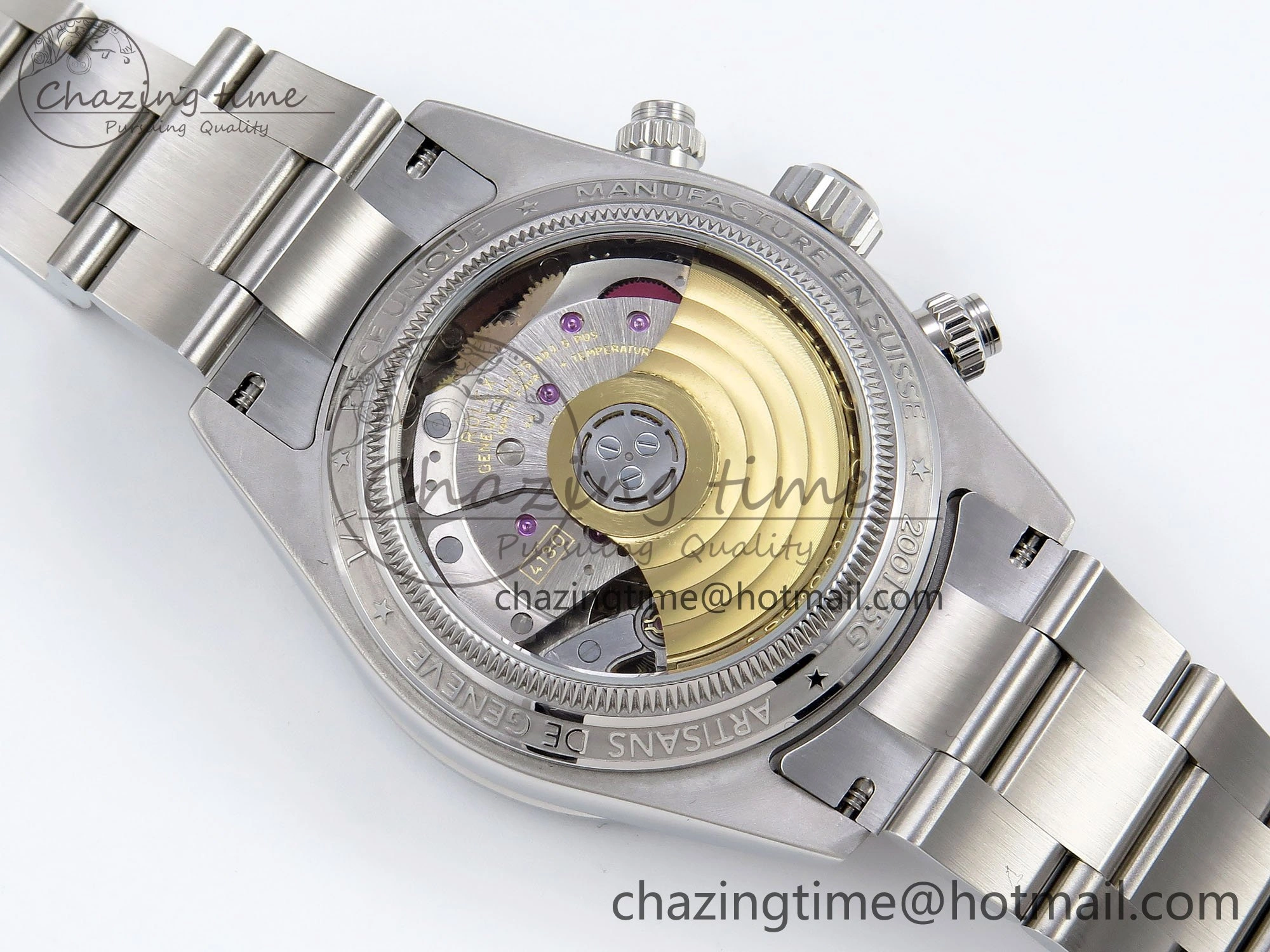 Daytona SS ADGF Best Edition Green White Dial on SS Bracelet A7750