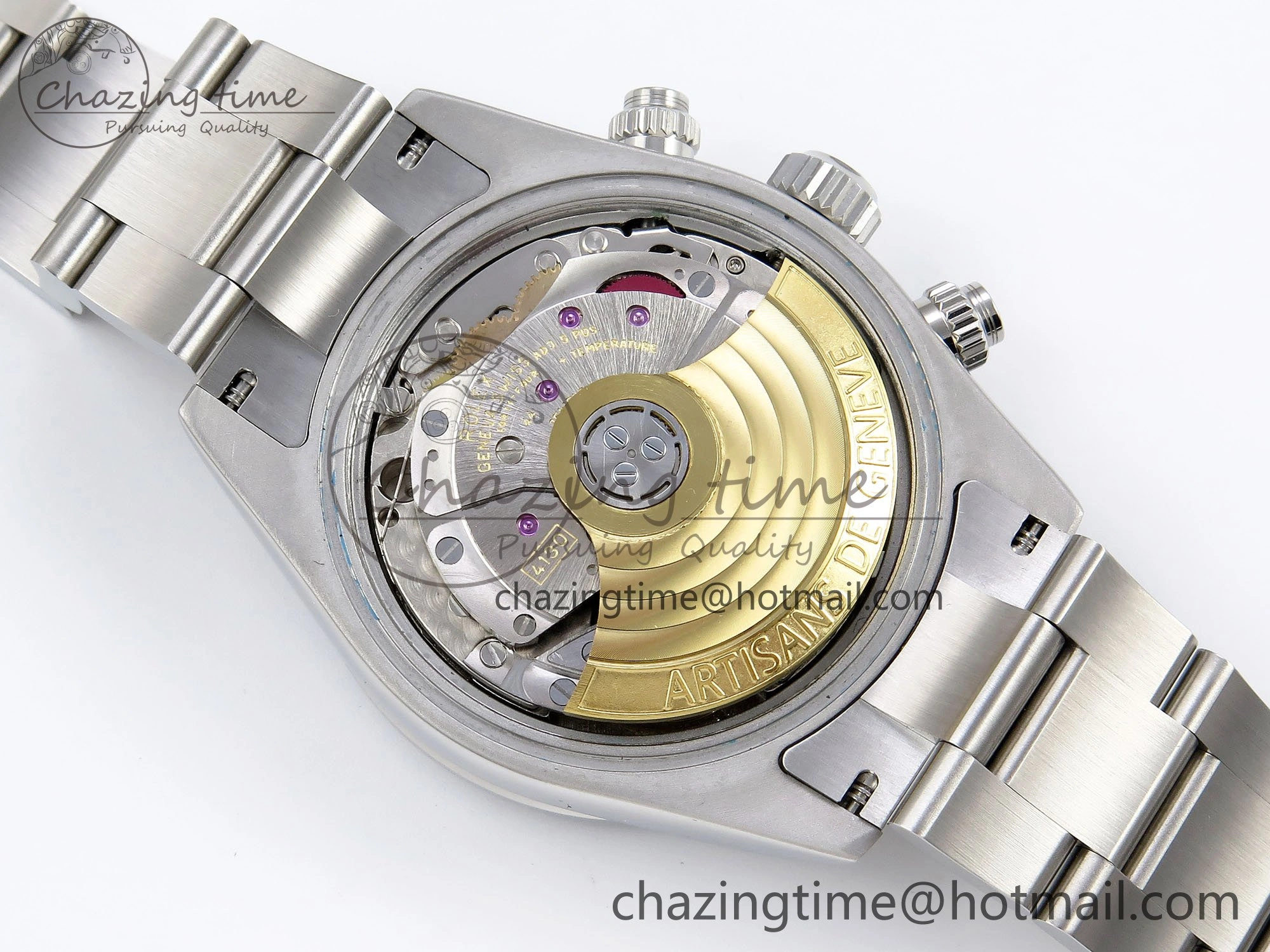 Daytona SS ADGF Best Edition Green White Dial on SS Bracelet A7750