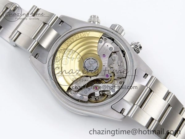 Daytona SS ADGF Best Edition Green White Dial on SS Bracelet A7750