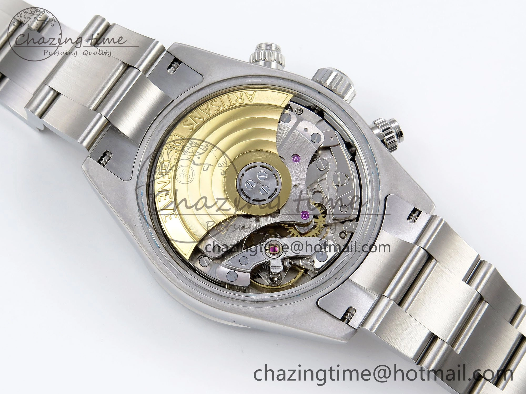 Daytona SS ADGF Best Edition Green White Dial on SS Bracelet A7750