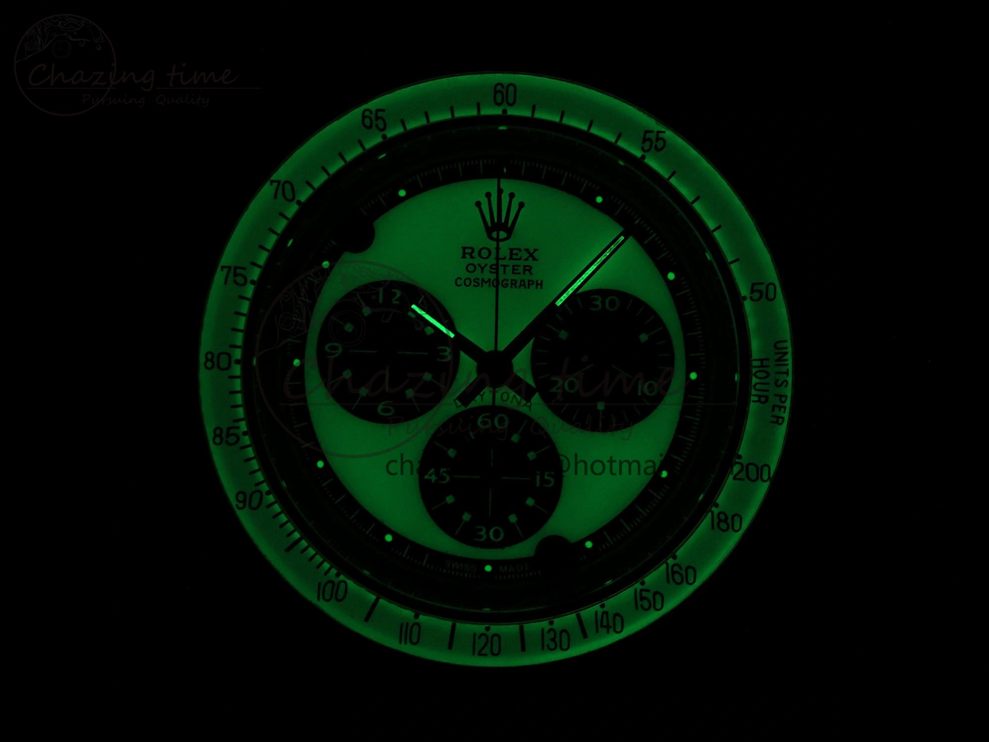 Daytona SS ADGF Best Edition White Skeleton Dial on SS Bracelet SA4130