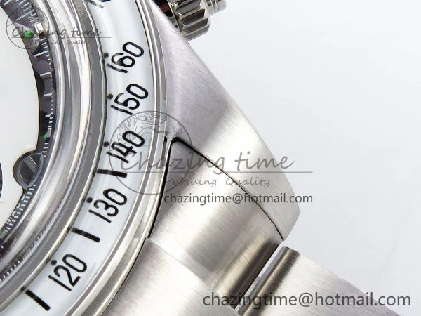 Daytona SS ADGF Best Edition White Skeleton Dial on SS Bracelet SA4130