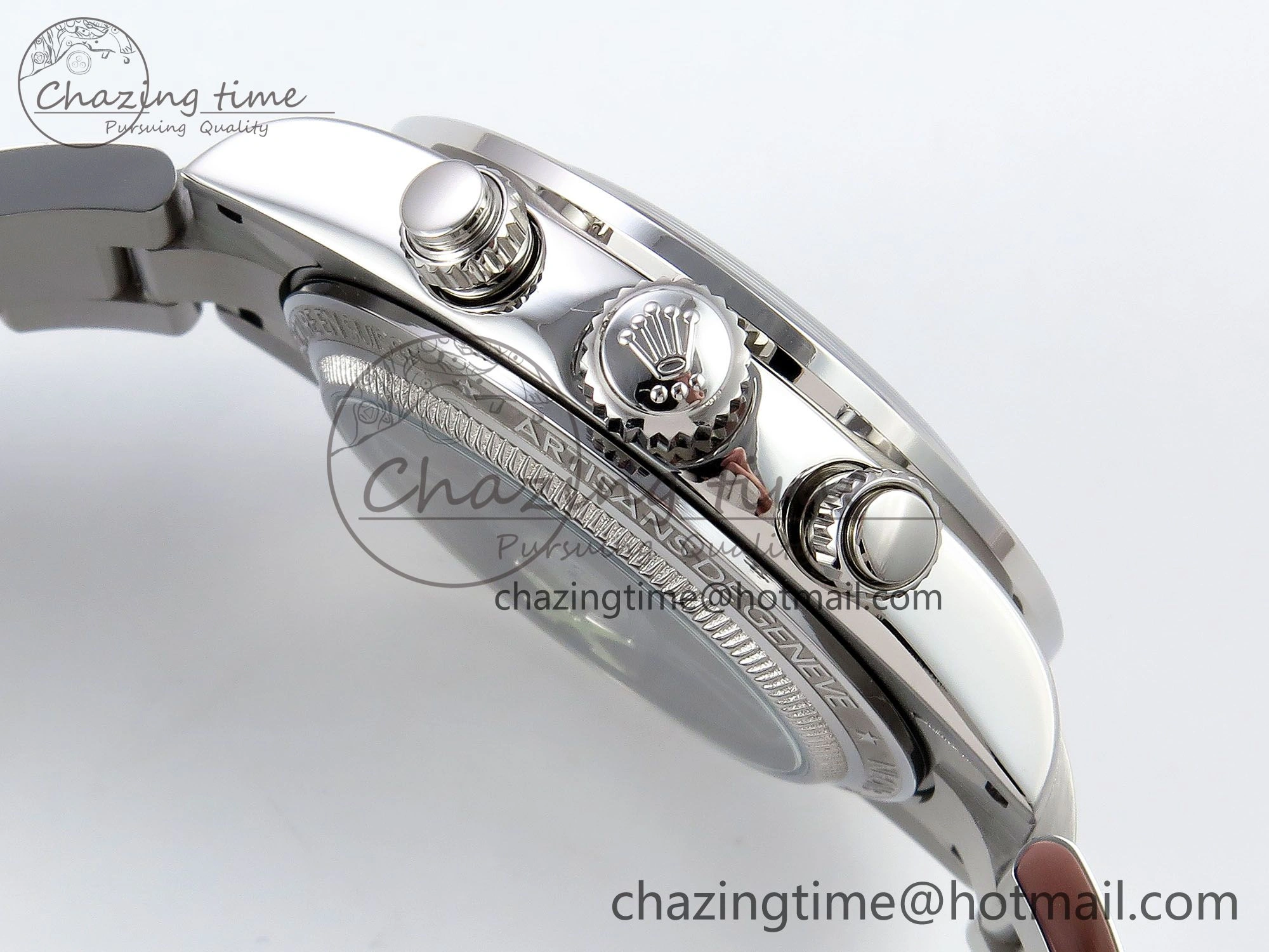 Daytona SS ADGF Best Edition White Skeleton Dial on SS Bracelet SA4130